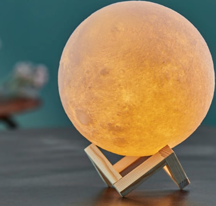 Lampe forme Lune